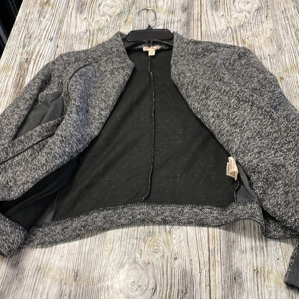 Hem And Thread Sweater Jacket - image 5